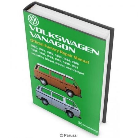 afbeelding Boek: VW Official Factory Repair Manual T25/T3 Bus 1980 tot en met 1991 (English)