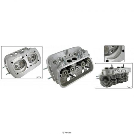 afbeelding Standaard cilinderkop compleet (Mofoco) (per stuk). Type 1 carburateurs motoren 1600cc 8/70 en later (dubbel poort). Type 3 1600