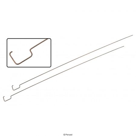 afbeelding Stang tussen voetverwarmingkabel en klep per paar Kever 8/64 en later, Kübel 1/74 t/m 12/79, Type3 8/63 t/m 7/72