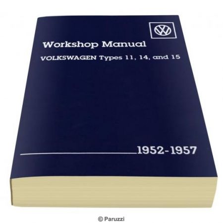 afbeelding Boek: VW Workshop Manual Kever and Karmann Ghia 1952 tot en met 1957 (English)