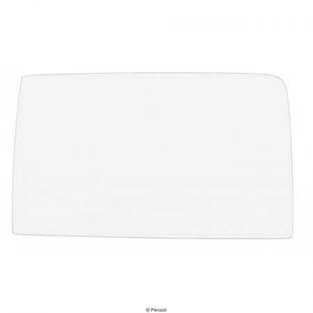 afbeelding Linker deurruit blank glas T25/T3 Bus  Specificaties: Materiaal: gehard glas Afmetingen: 765 x 480 mm