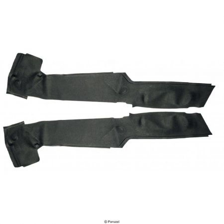 Rubber matten tegen en rond stoel voetstuk (zwart) (per paar) Bus 8/1967 t/m 7/1979