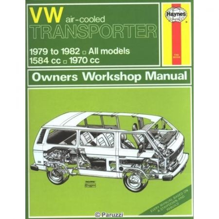 afbeelding Boek: Owners Workshop Manual. T25/T3 Bus 1979 tot en met 1982 with aircooled motor (English)
