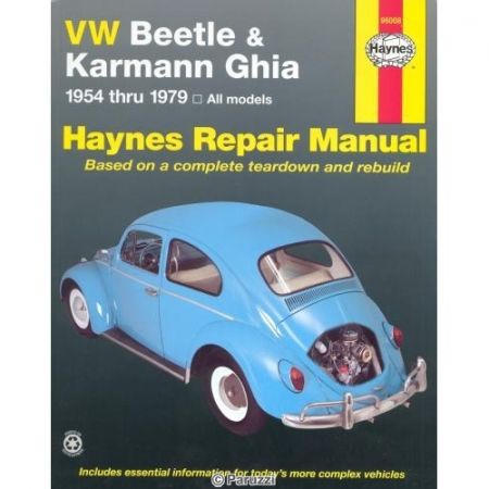 afbeelding Boek: Repair Manual Beetle & Karmann Ghia 1954  t/m 1984 (English)