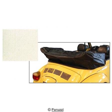 afbeelding Kaphoes wit vinyl Kever cabriolet 1977 (VIN 157 2076 926) en later