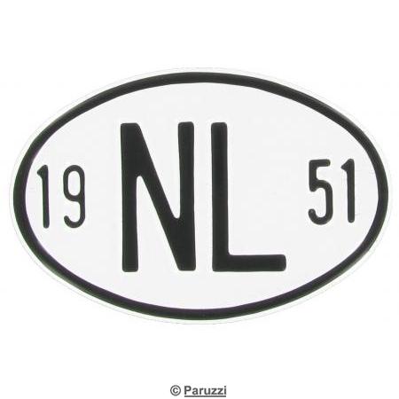 Nationaliteits plaatje. NL 1951