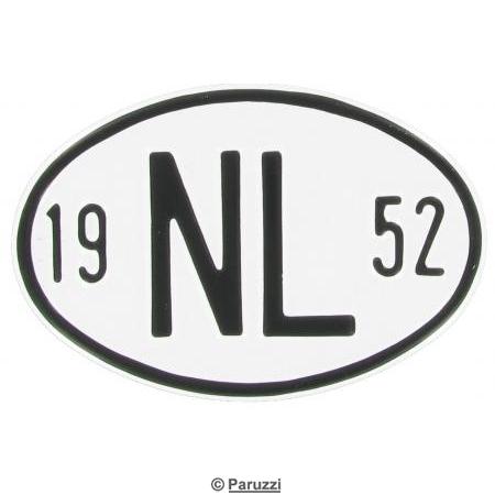 Nationaliteits plaatje. NL 1952