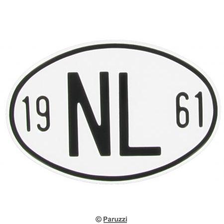 Nationaliteits plaatje. NL 1961