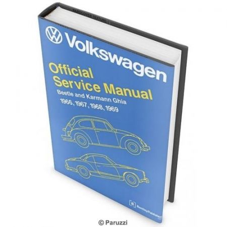 afbeelding Boek: VW Official Service Manual 1966 tot en met 1969 (English)