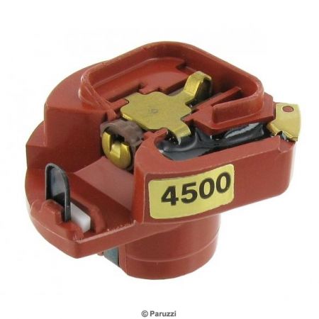 afbeelding Rotor met toerenbegrenzer 4500 RPM, (5 kilo-ohm) T1 1300cc (motorcode E, F, AB t/m 1971) 1500cc (alle), 1600 cc ( motorcode B, AD, AS, AE t/m 1971, AF 1972»)